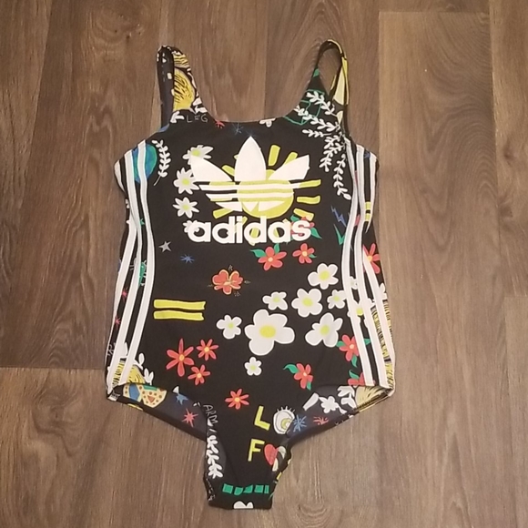 Adidas Pharrell Williams Doodle Artist Swimsuit - Picture 5 of 8